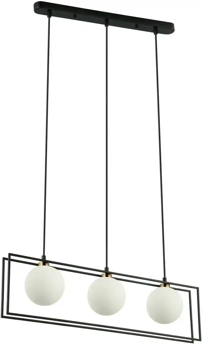 Italux Lampa loft wisząca GROSETTA PND-53423-3-BK