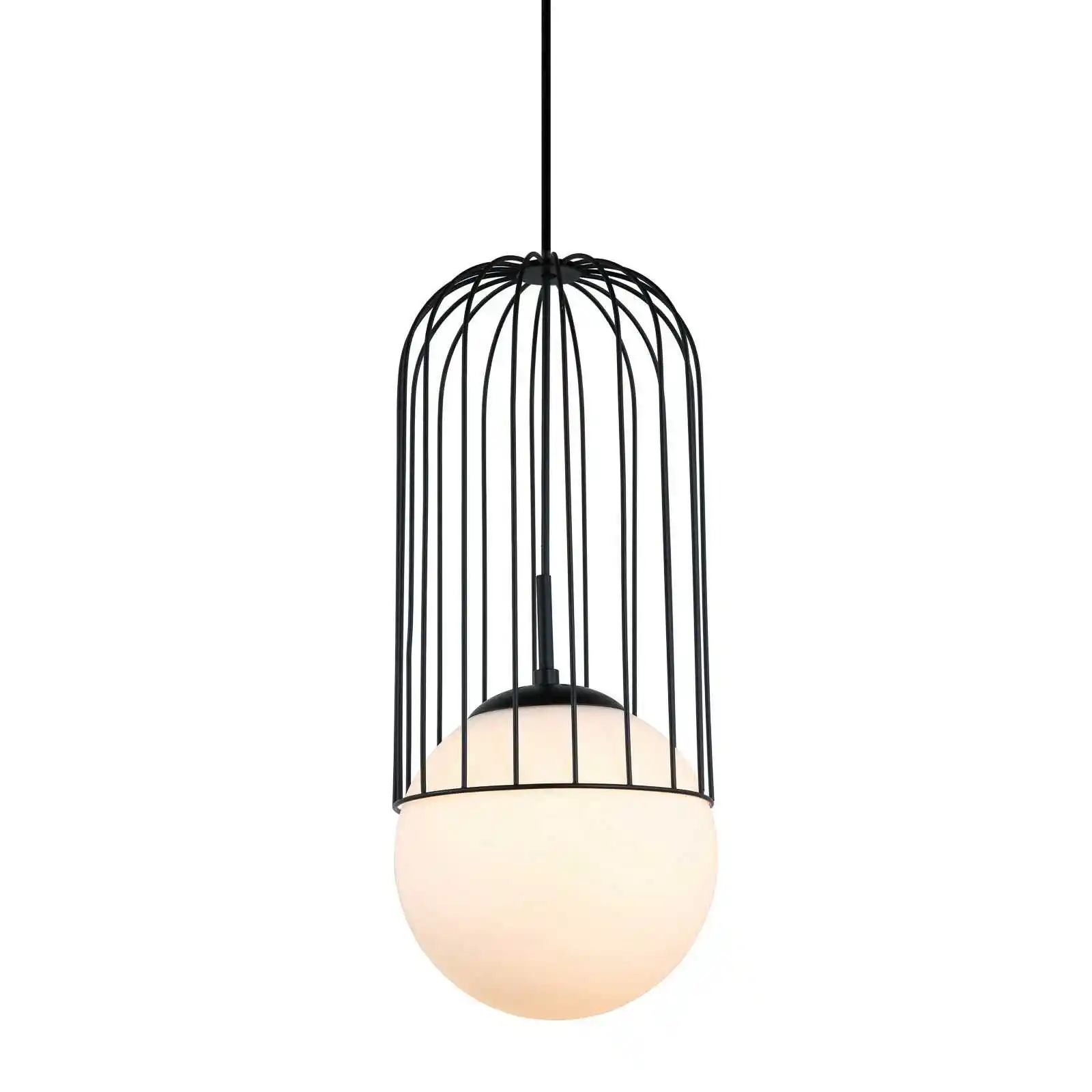 Italux Lampa loft wisząca Matty MDM-3940/1 BK