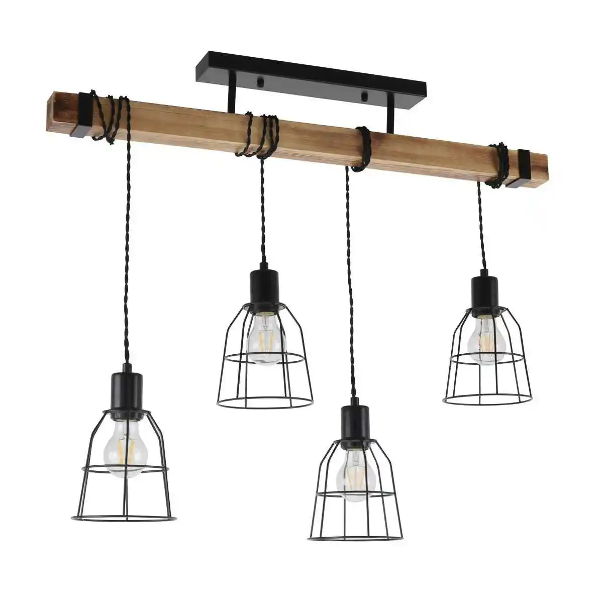 Italux Lampa loft wisząca PONTE PND-4290-4-L