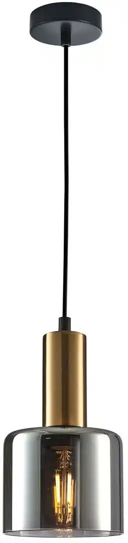 Italux Lampa loft wisząca SANTIA PND-65342-1-BRO+SG