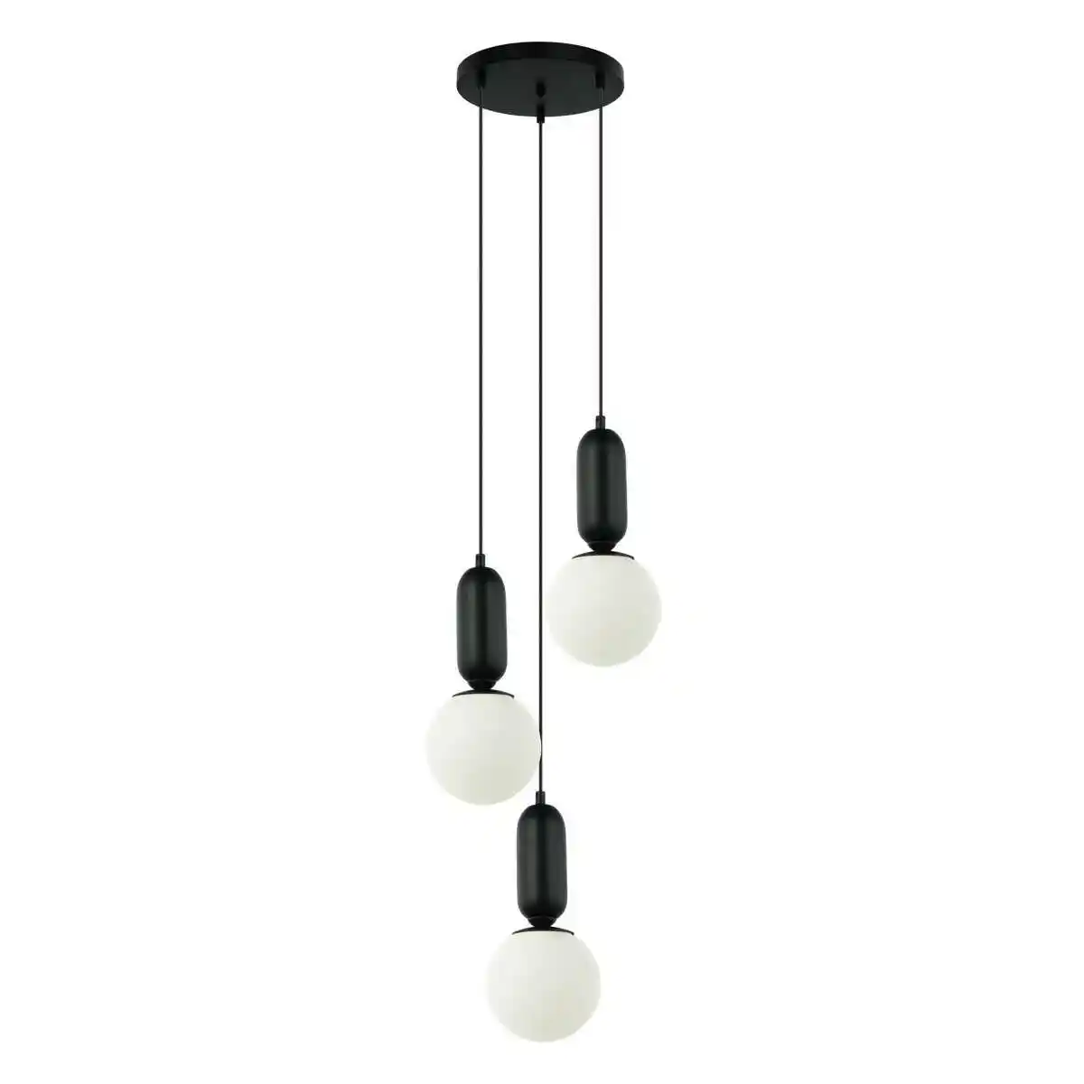 Italux Lampa nad stół wisząca nowoczesna Aldeva PND-02340-3S-BK