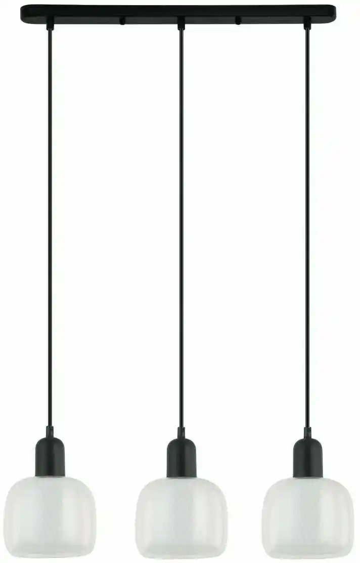 Italux Lampa nad stół wisząca nowoczesna LAMEZIA PND-67594-3-BK+CL