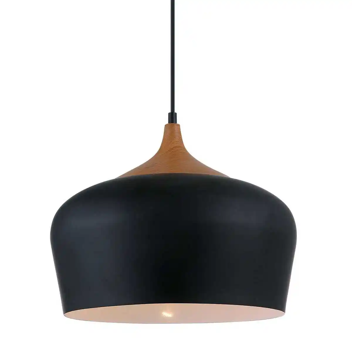 Italux Lampa skandynawska wisząca BRITTA MDM-2681/1L BK