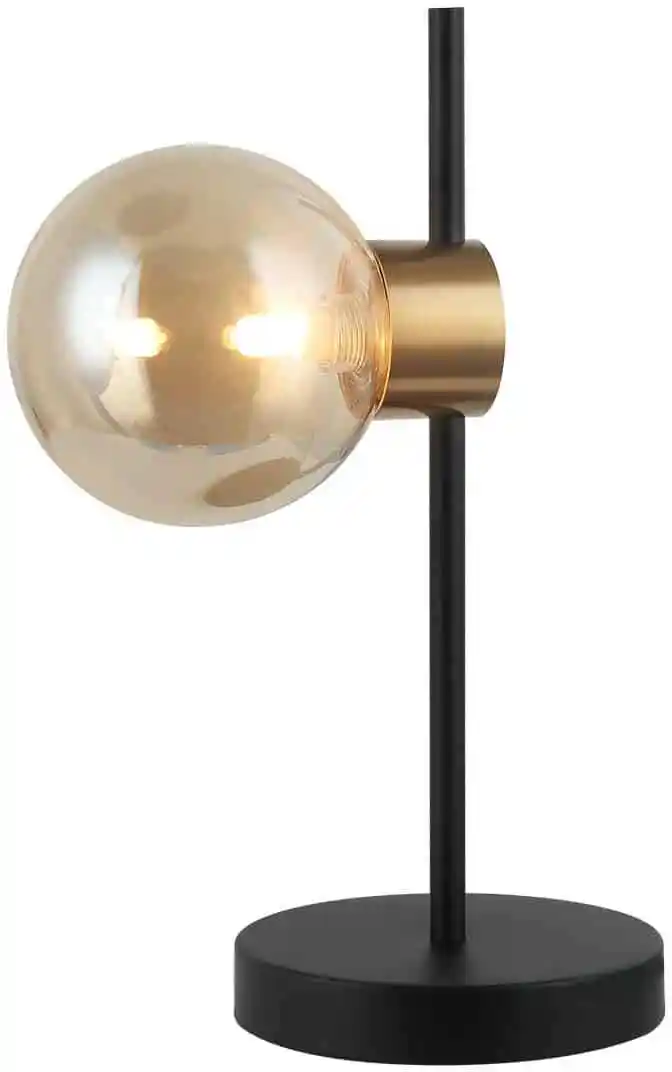 Italux Lampa stołowa Bletter PND-5225-1-BK-AMB