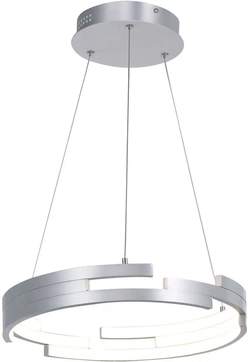 Italux Lampa stylowa wisząca Velar MD16003097-1B SILVER