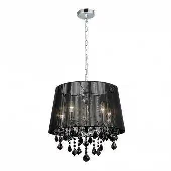 Italux Lampa wisząca abażur CORNELIA MDM-2572/5 BK