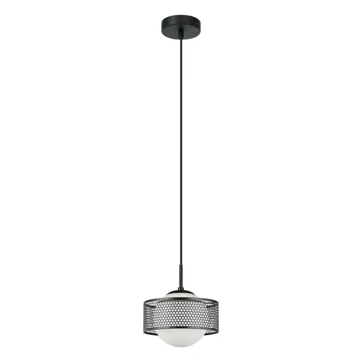 Italux Lampa wisząca Lomica PND-55456-1M-BK