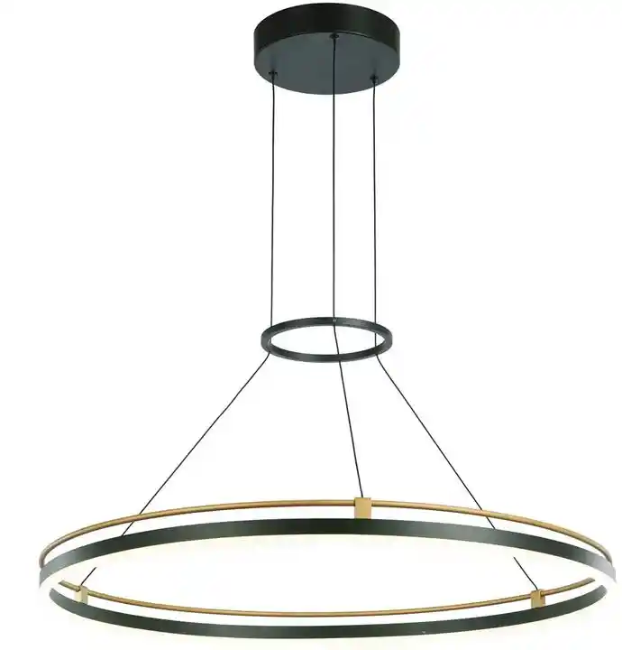 Italux Lampa wisząca Merlot PND-54638R-28W-3K-BK-GD