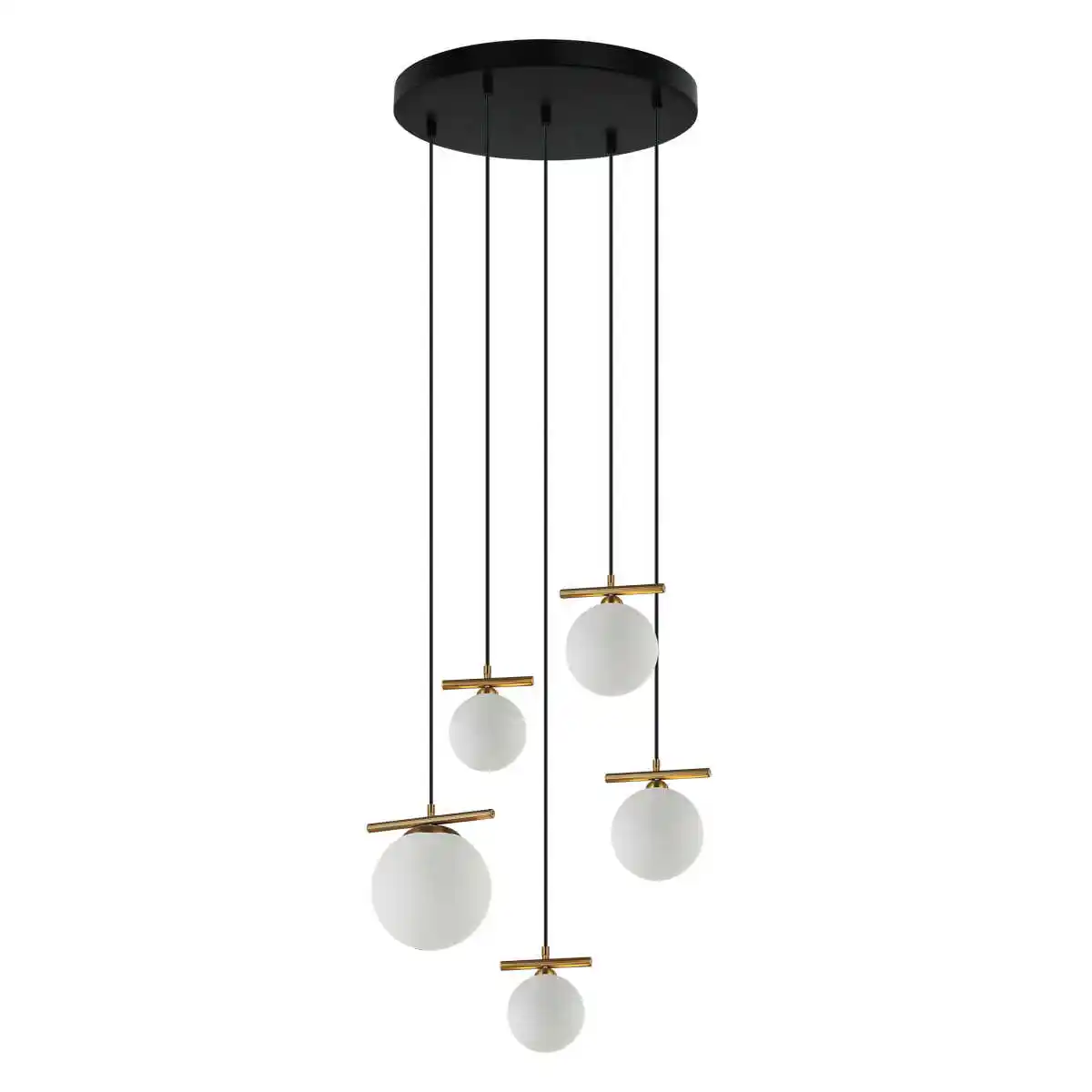 Italux Lampa wisząca Merseta PND-463325A-BRO+W