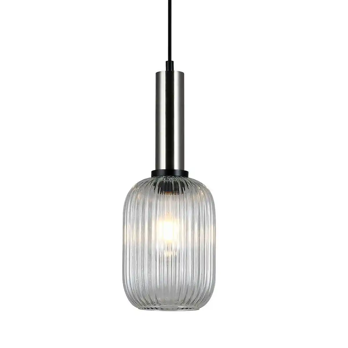 Italux Lampa wisząca nowoczesna ANTIOLA PND-5588-1M-SC+CL