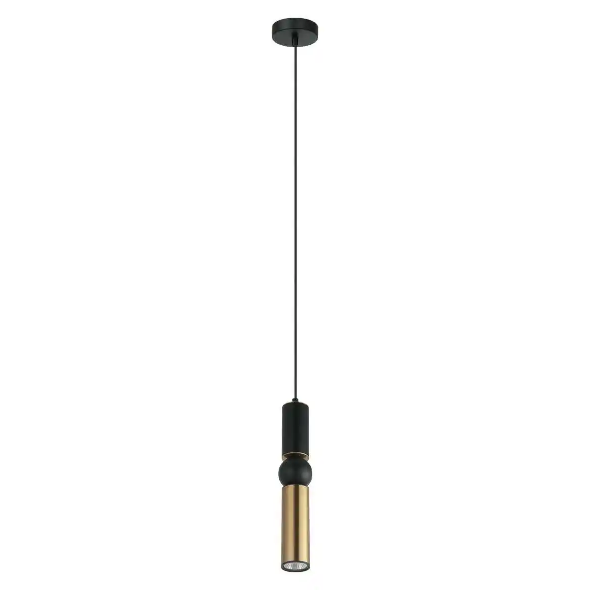 Italux Lampa wisząca nowoczesna Isidora PND-14290-1-BK-BRO