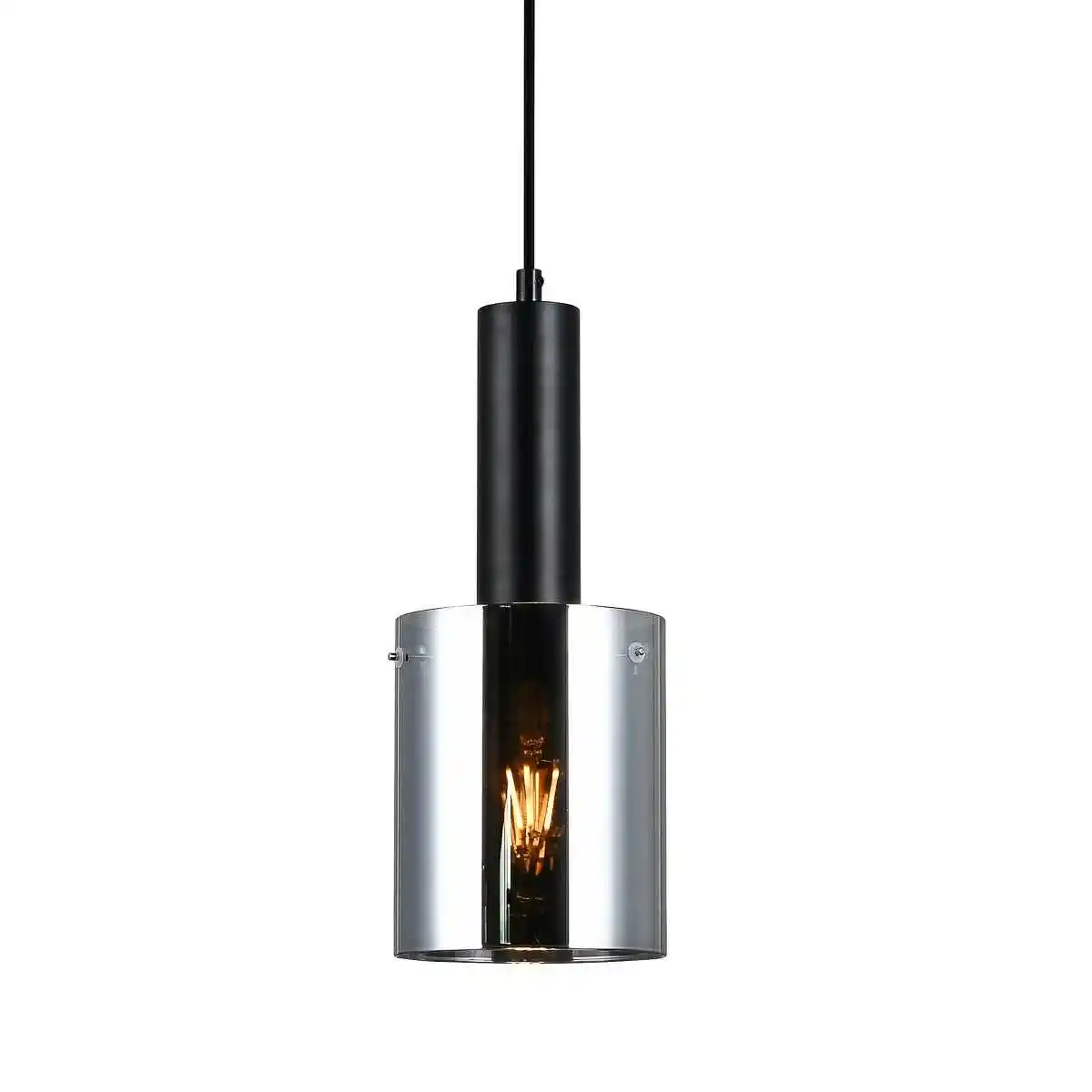 Italux Lampa wisząca nowoczesna SARDO PND-5581-1-BK+SG