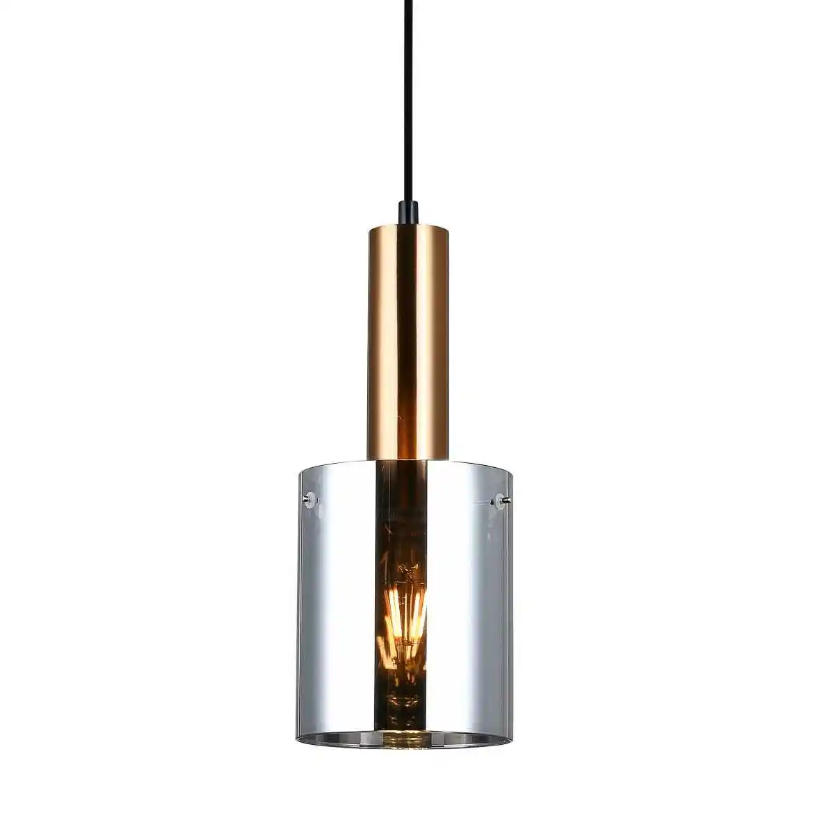 Italux Lampa wisząca nowoczesna SARDO PND-5581-1-BRO+SG