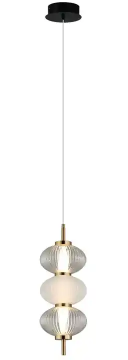 Italux Lampa wisząca Testa PND-84938-3-BK