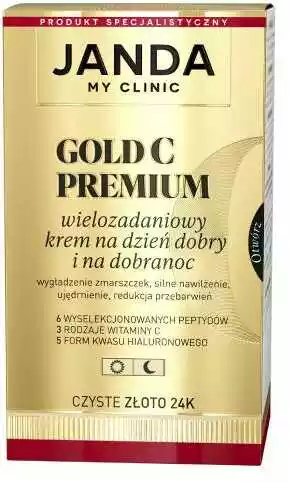 Janda Gold C Premium wielozadaniowy krem do twarzy na dzień dobry i na dobranoc 50ml