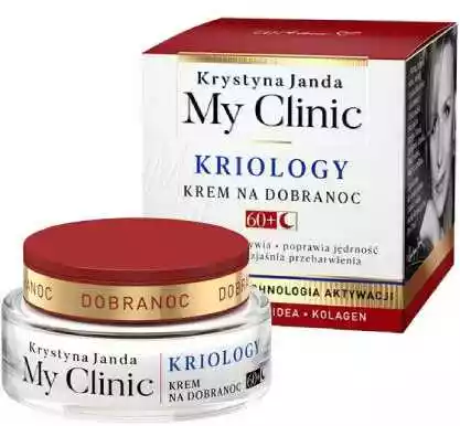 JANDA My Clinic Kriology 60 Krem na dobranoc-Japońska Orchidea & Kolagen 50ml