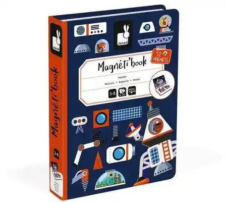 Janod Magnetyczna układanka Kosmos Magnetibook