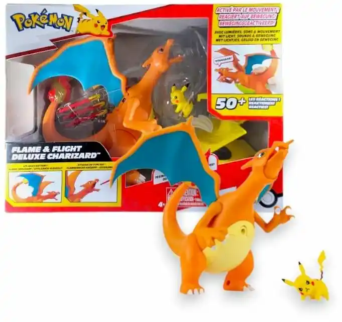 Jazwares Figurka Pokemon Charizard + Pikachu