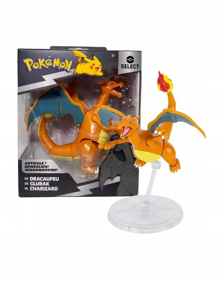 Jazwares Pokemon Ruchoma Figurka Deluxe Charizard