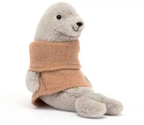 Jellycat Foka w Sweterku 14 cm