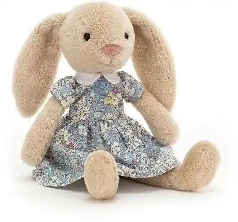 Jellycat Króliczek Lottie w Kwiecistej Sukience 27 cm