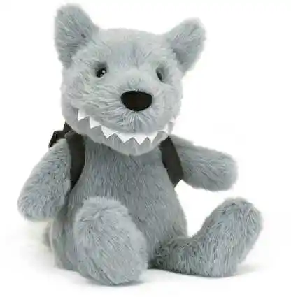 Jellycat Wilk z Plecakiem 22 cm