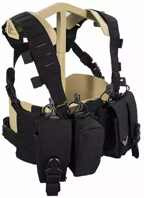 Kamizelka taktyczna Direct Action Hurricane Hybrid Chest Rig cordura czarna CR-HRCN-CD5-BLK