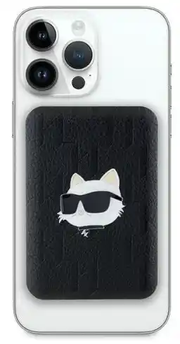 Karl Lagerfeld Powerbank indukcyjny KLPB5FPGKSCHHK 15W 5000mAh czarny/black