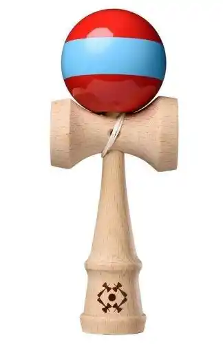 Kendama Usa Tribute Kendama Single Stripe Red Blue