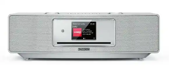 Kenwood CR-ST700SCD-S 43W Wi-Fi Bluetooth Radio FM, DAB+, Internetowe Srebrny Mikro i mini wieża