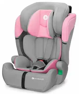 KINDERKRAFT Fotelik samochodowy Comfort Up I-Size (9-36 kg) Szaro-różowy