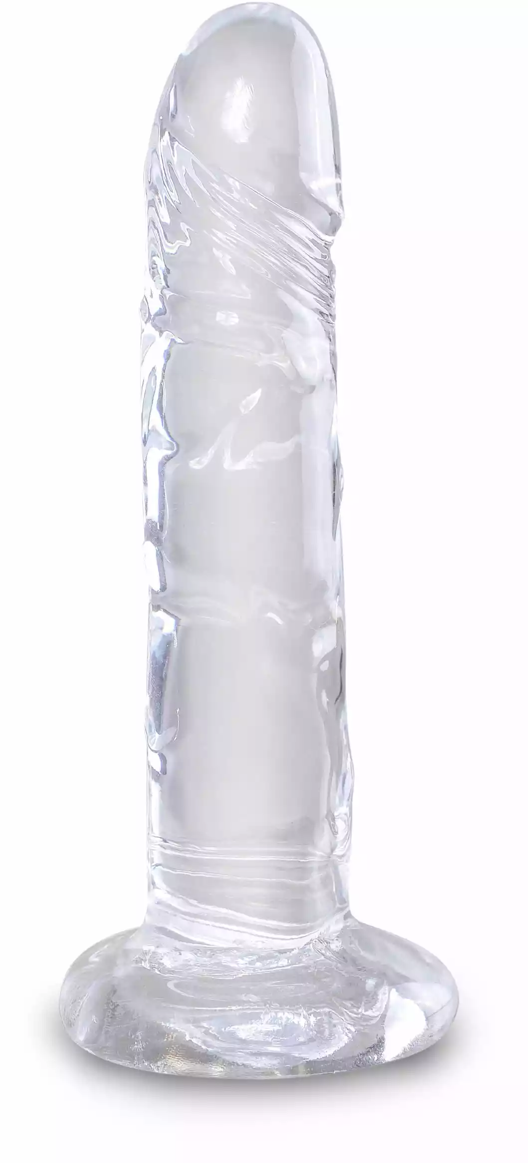 King Cock 6 Inch Cock Transparant - dildo