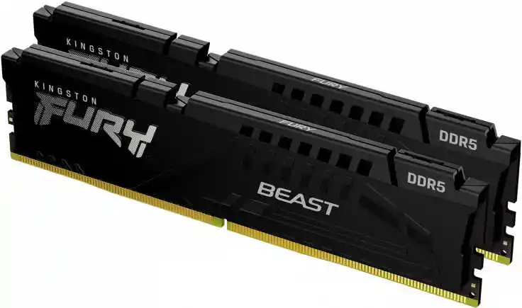 Kingston Fury Beast DDR5 32GB 2 x 16GB 5600 CL40 Czarny Pamięć RAM KF556C40BBK2-32