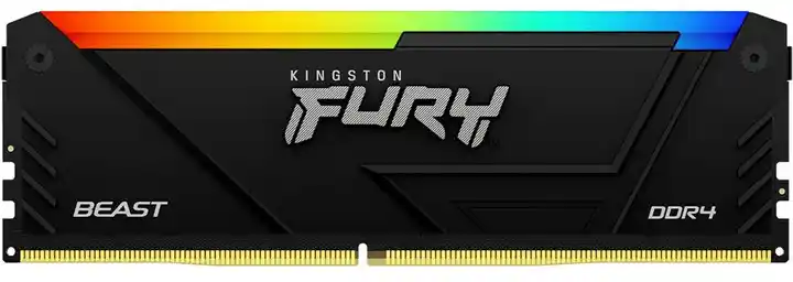 Kingston FURY Beast RGB 8 GB 3200 MT/s DDR4 CL16 DIMM pamięć komputera KF432C16BB2A/8