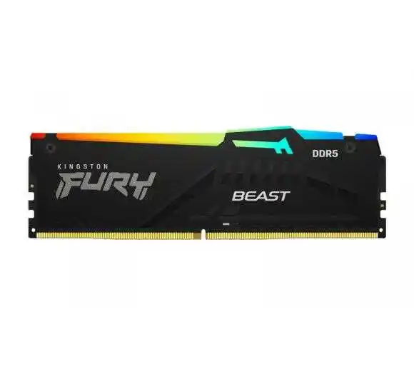 Kingston Fury Beast RGB DDR5 16GB 5600 CL40 Czarny Pamięć RAM KF556C40BBA-16