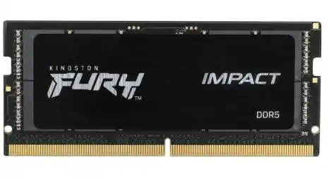 Kingston Fury FURY Impact DDR5 16GB 2 x 8GB 4800 SODIMM Czarny Pamięć SO-DIMM KF548S38IBK2-16