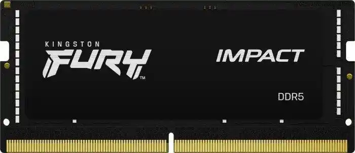 Kingston Fury Impact DDR5 16GB 4800 CL38 SODIMM Czarny Pamięć SO-DIMM KF548S38IB-16