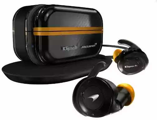 Klipsch T5 II True Wireless Sport McLaren Edition Dokanałowe Bluetooth 5.0 Czarny Słuchawki bezprzewodowe