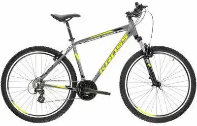 Kross Rower górski MTB Hexagon 2.0 M17 26 cali męski Granatowo-żółty