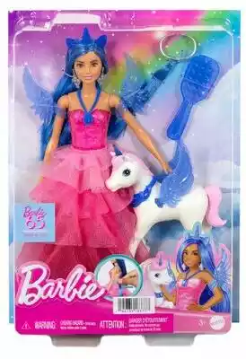 Lalka Barbie Sapphire Skrzydlaty jednorożec HRR16