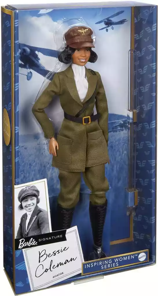 Lalka Barbie Signature Inspiring Women Bessie Coleman HJX36