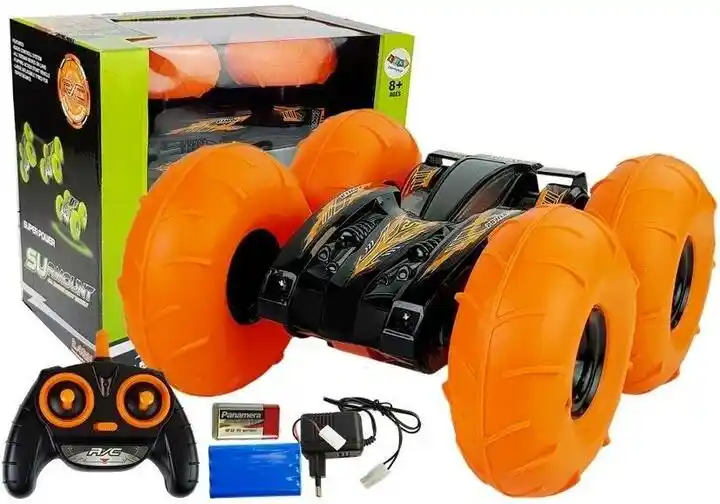 Leantoys Autko Rc Podskakujące Czarne