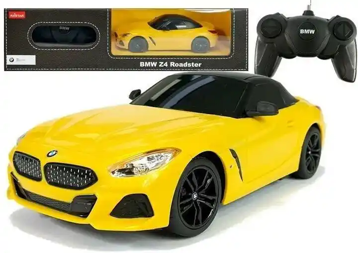 Leantoys Auto R/C Bmw Z4 Roadster Rastar 1:24 Żółte