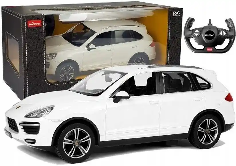 Leantoys Auto R/C Porsche Cayenne Rastar 1:14 Białe