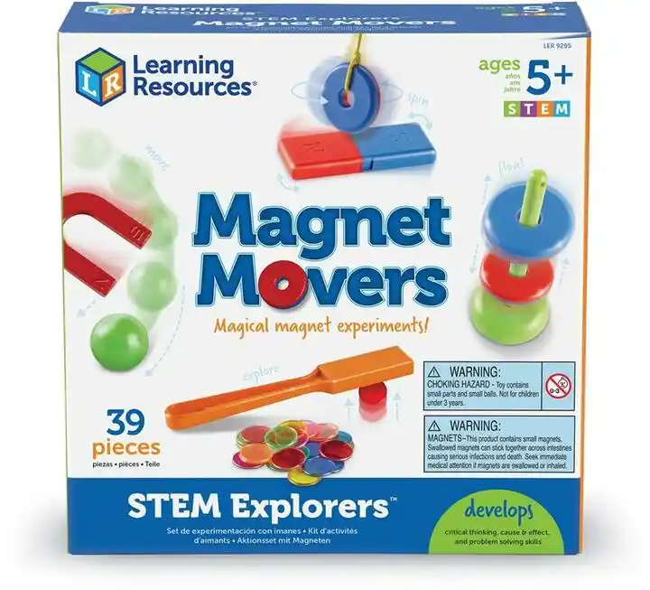 Learning Resources Magnesy, Zestaw Edukacyjny Magnet Movers