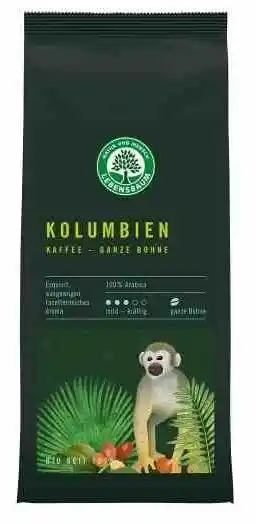 Lebensbaum Kawa Ziarnista Arabica 100 procent Kolumbia Bio 250 G