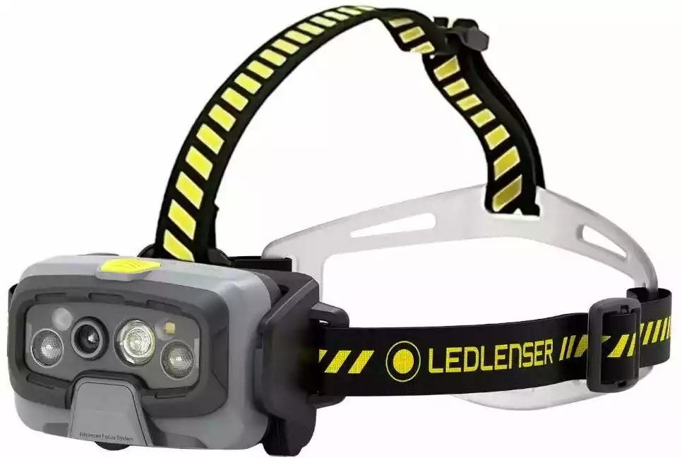 Ledlenser Latarka czołowa HF8R Work Black/Yellow