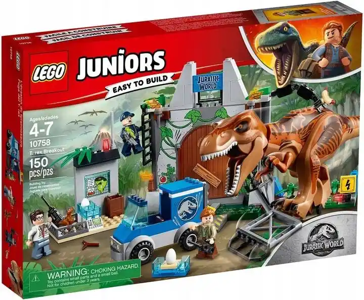 Lego Juniors 10758, Jurassic World: T. Rex na wolności