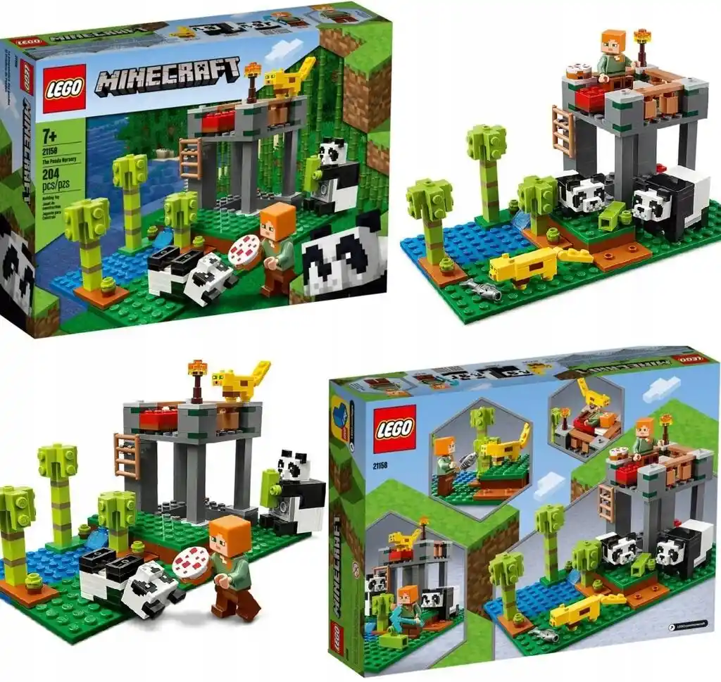 Lego Minecraft 21158, Żłobek dla pand