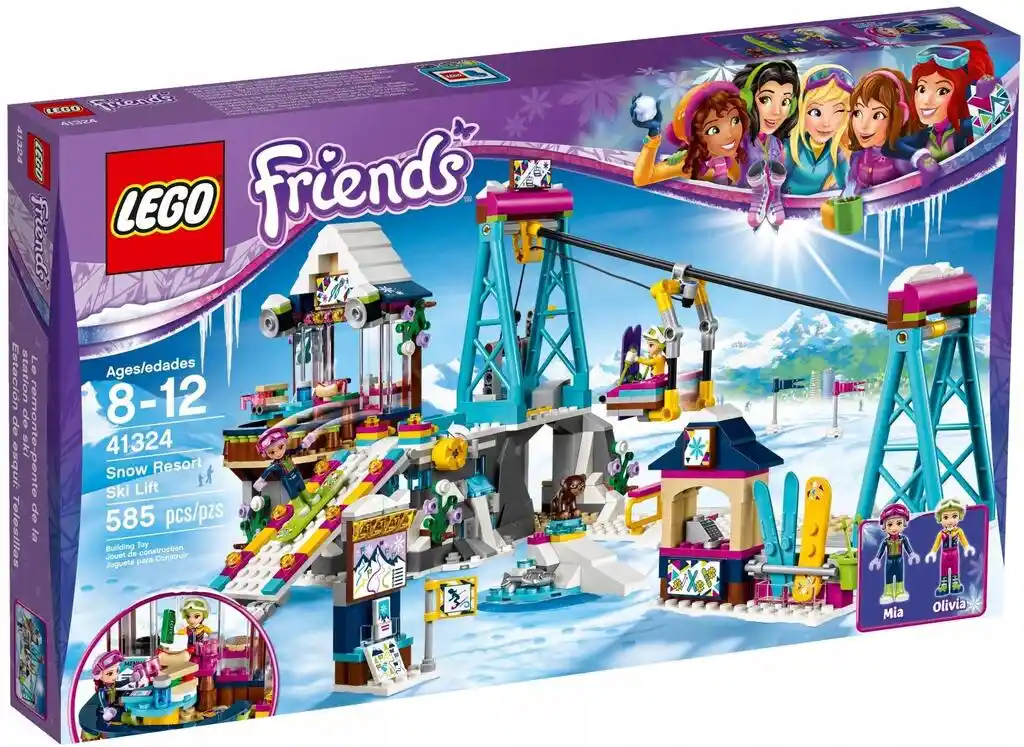 Lego Friends 41324 — Wyciąg narciarski w zimowym kurorcie